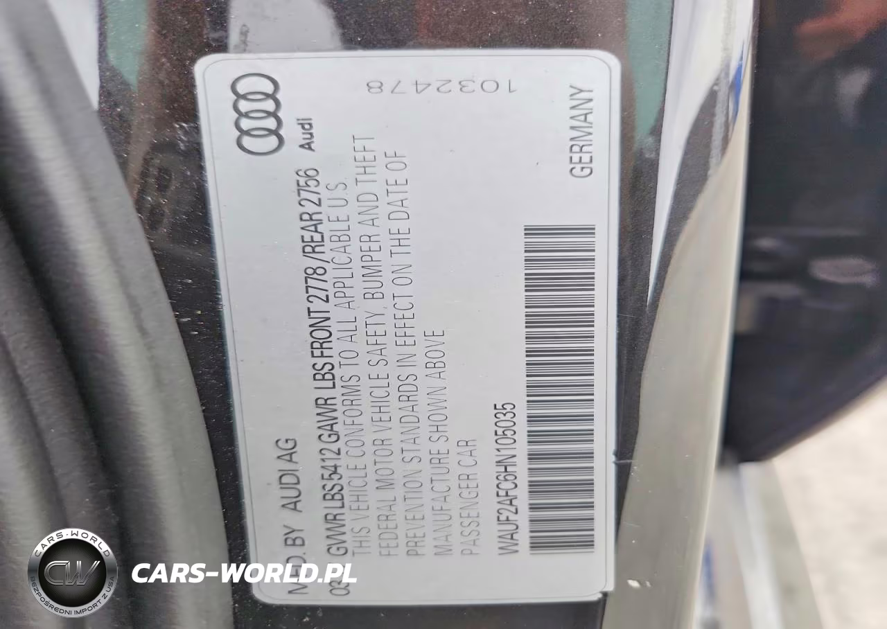 2017 Audi A6 Premium Plus VIN:WAUF2AFC6HN105035 - 12