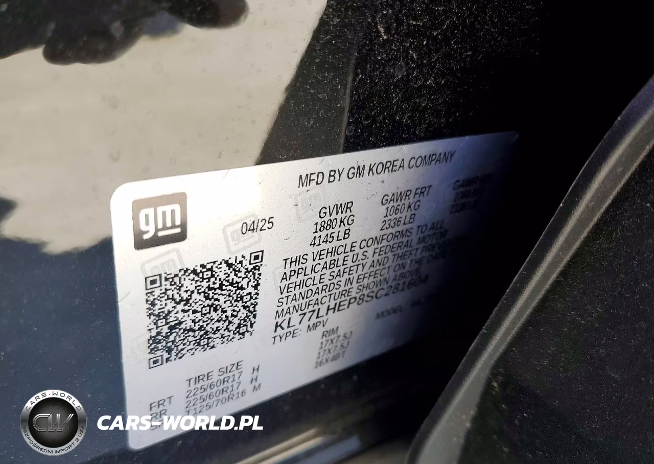 2025 Chevrolet Trax 1Lt VIN:KL77LHEP8SC281604 - 13