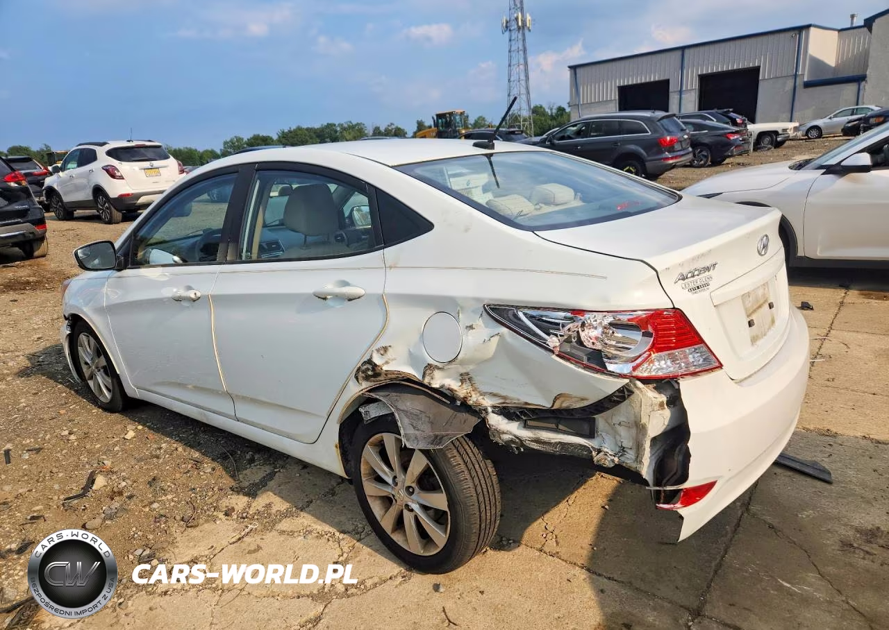 2014 Hyundai Accent Gls VIN:KMHCU4AE9EU588544 - 2
