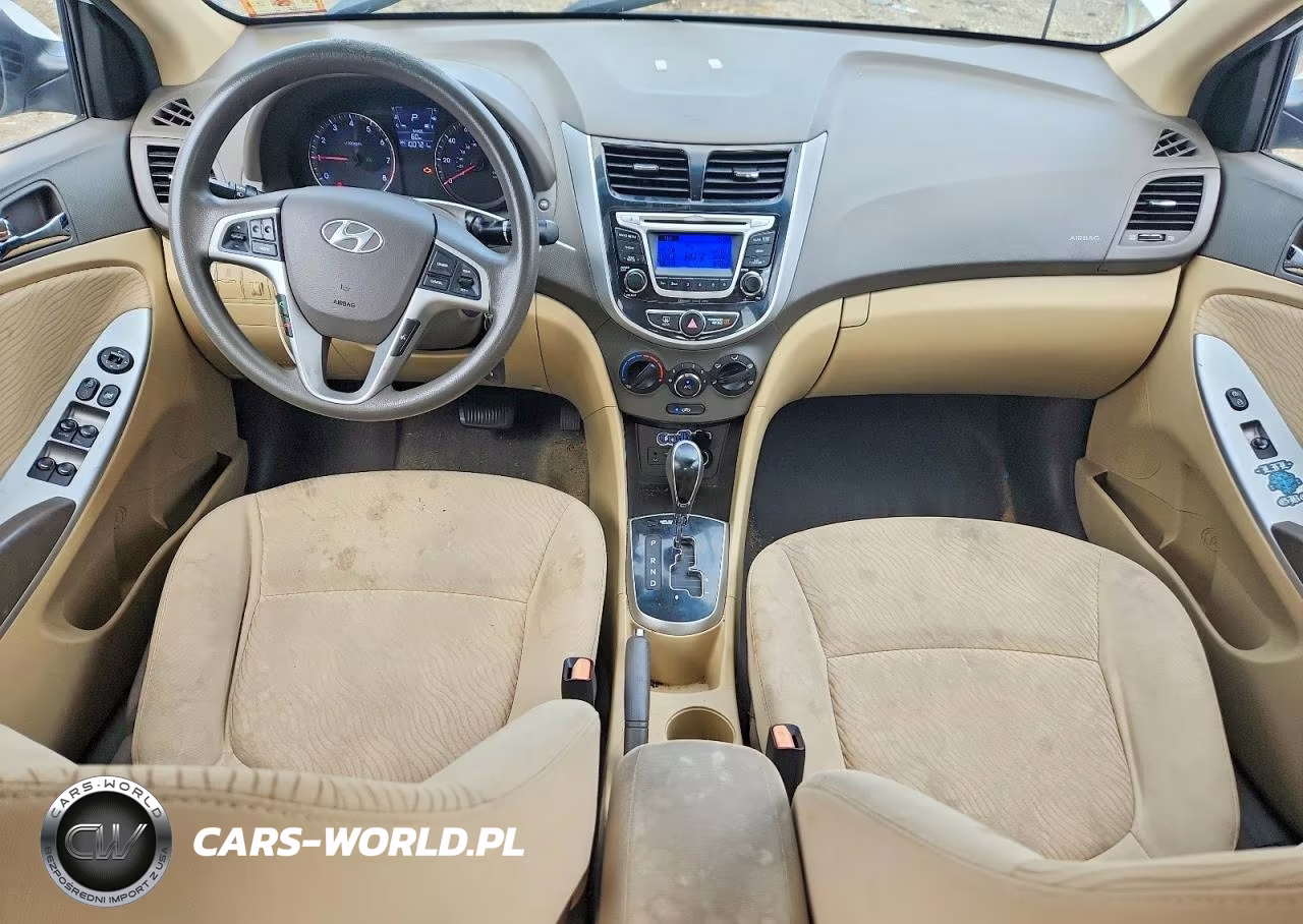 2014 Hyundai Accent Gls VIN:KMHCU4AE9EU588544 - 8