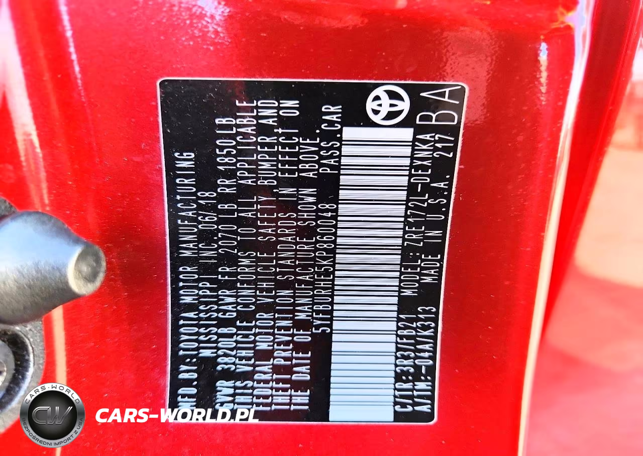 2019 Toyota Corolla Le VIN:5YFBURHE5KP860048 - 12