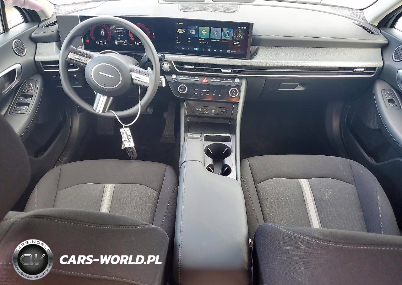 2026 Hyundai Sonata Hybrid Blue VIN:KMHL24JJXTA175291 - 8