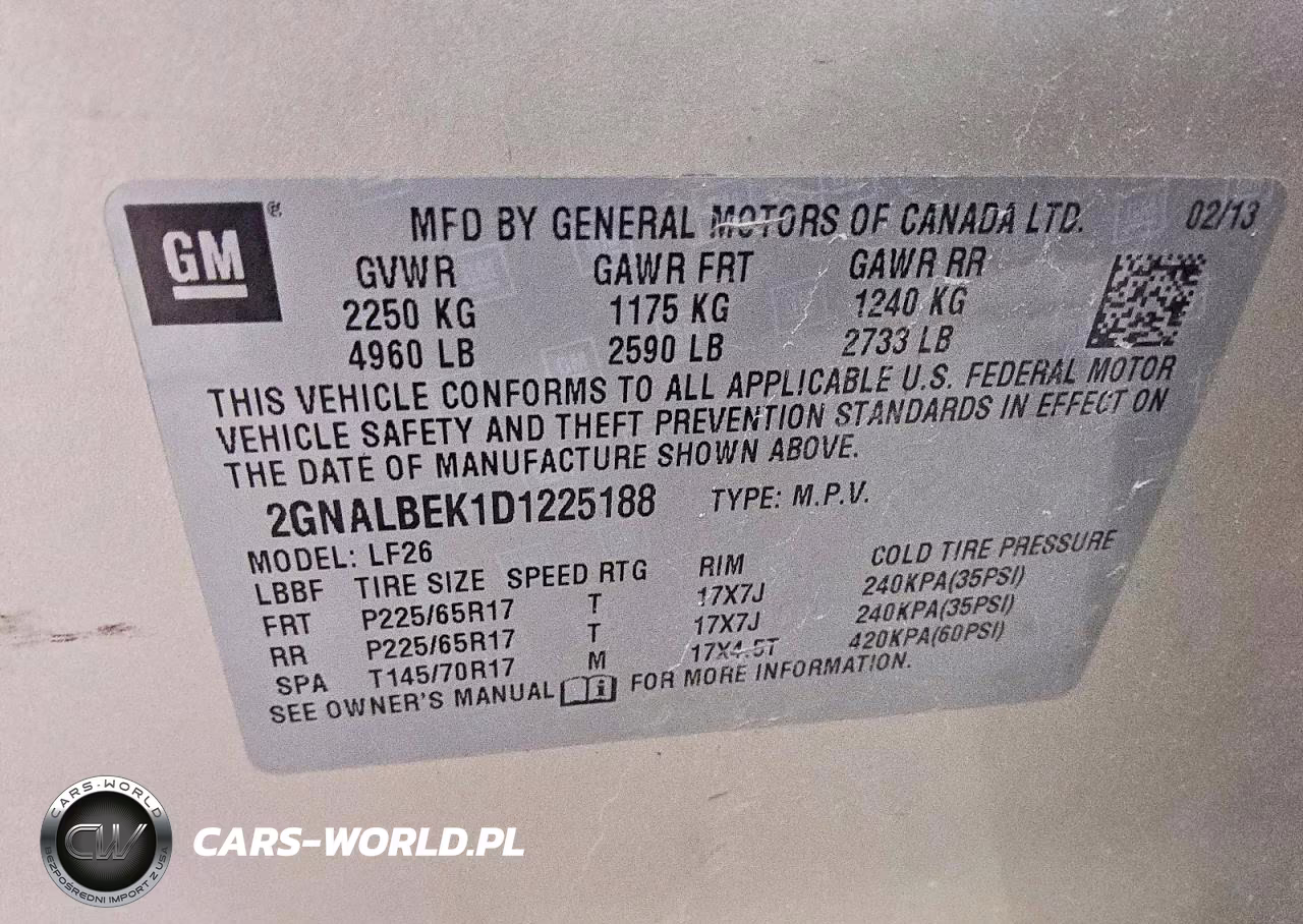 2013 Chevrolet Equinox Ls VIN:2GNALBEK1D1225188 - 12