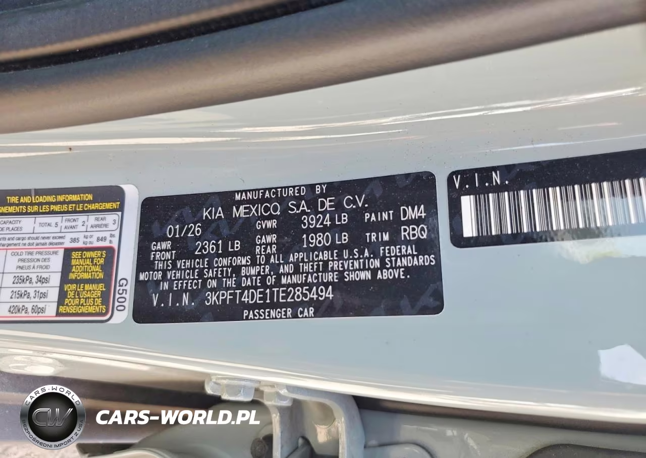 2026 Kia K4 Lxs VIN:3KPFT4DE1TE285494 - 12