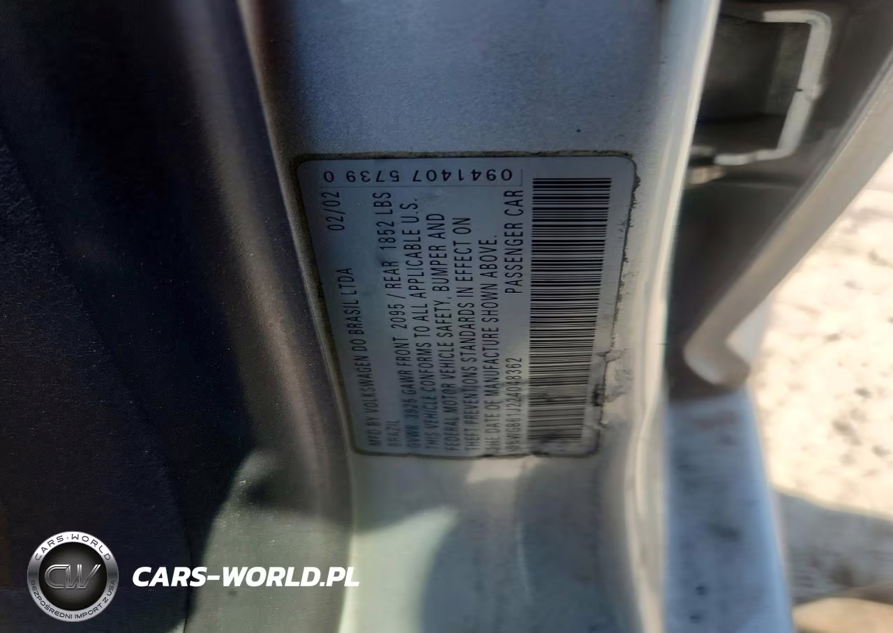 2002 Volkswagen Golf Gls VIN:9BWGB61J224048362 - 12