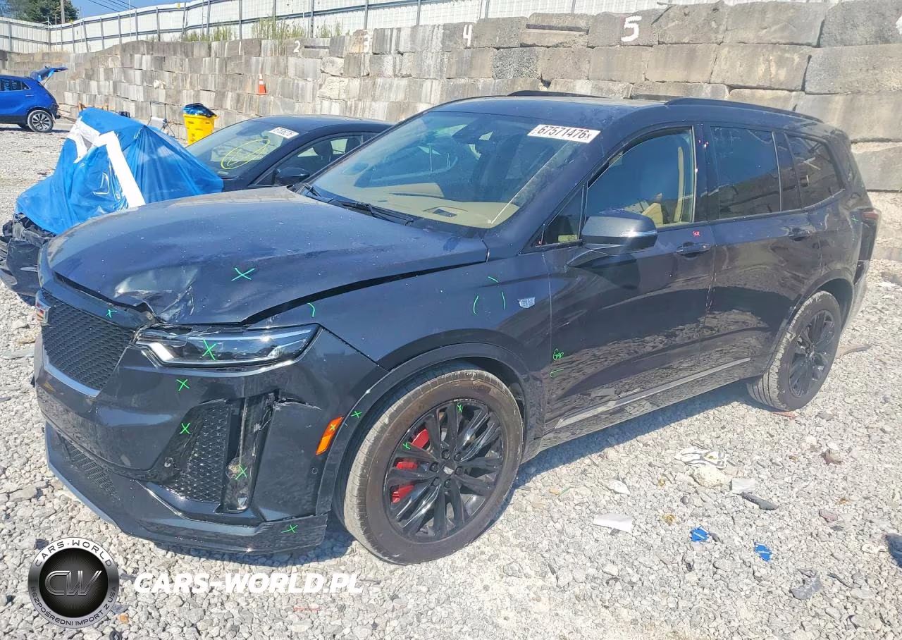 2022 Cadillac Xt6 Sport Platinum VIN:1GYKPHRSXNZ137662 - 1
