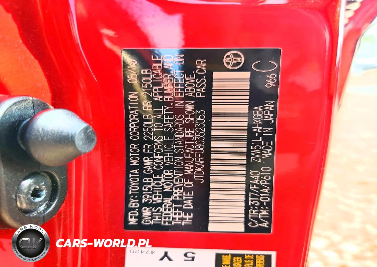 2016 Toyota Prius Three VIN:JTDKARFU8G3523053 - 12