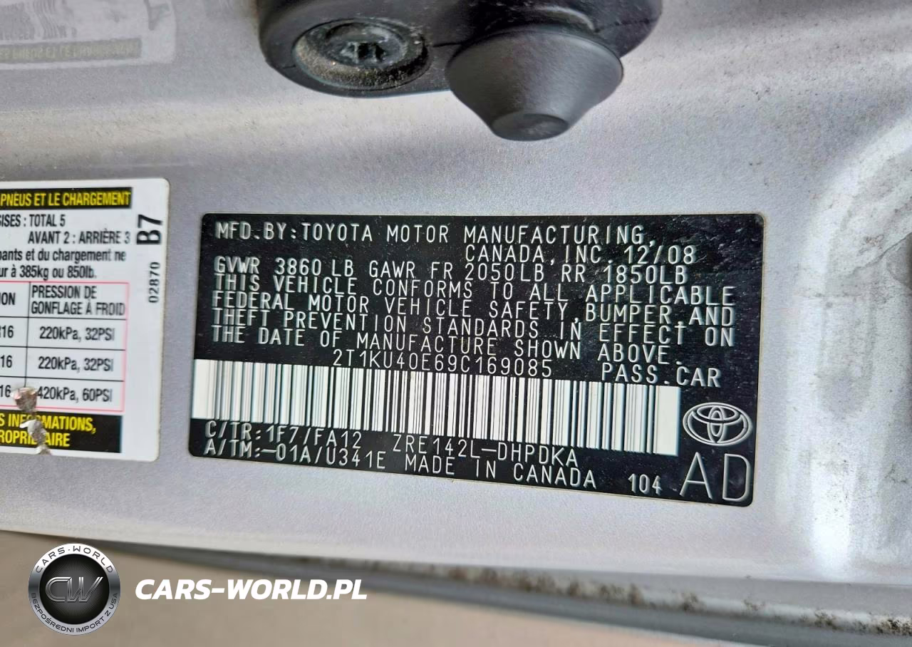 2009 Toyota Matrix Base VIN:2T1KU40E69C169085 - 13