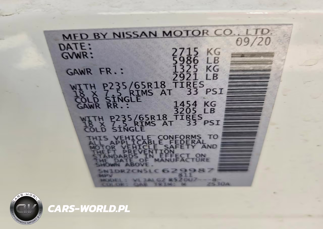 2020 Nissan Pathfinder Sl VIN:5N1DR2CN5LC629987 - 14