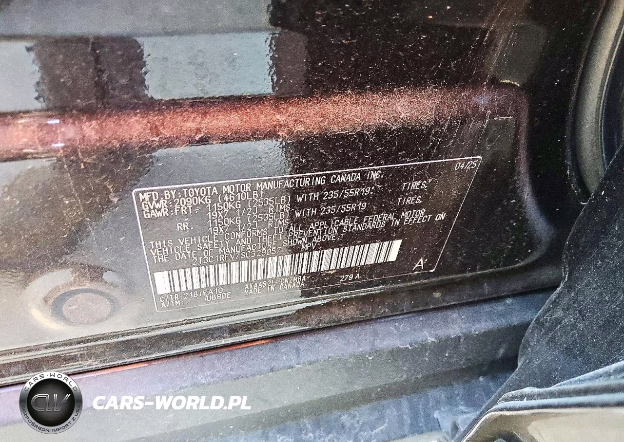 2025 Toyota Rav4 Xle Premium VIN:2T3C1RFV7SC329957 - 13