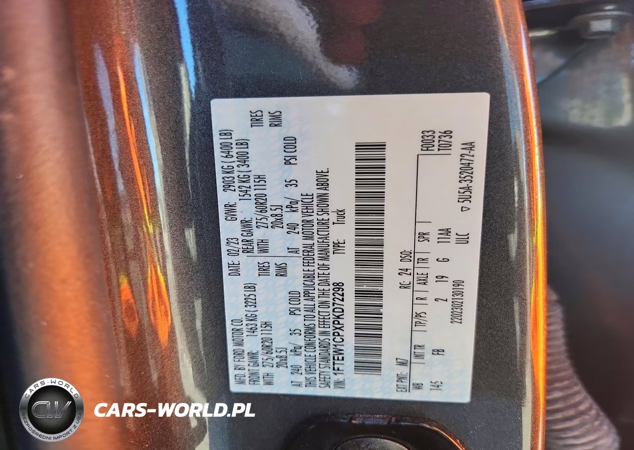 2023 Ford F150 Supercrew VIN:1FTEW1CPXPKD72298 - 12
