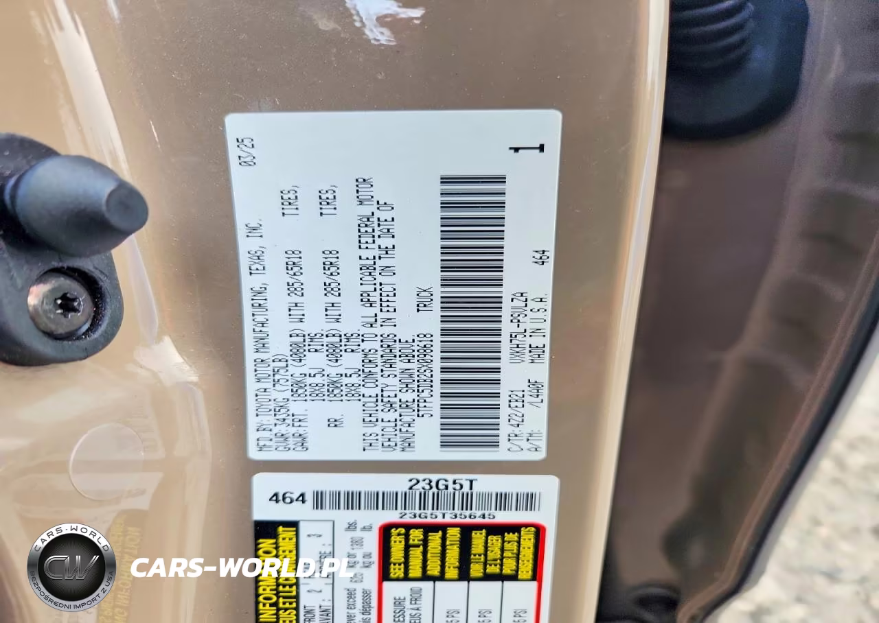 2025 Toyota Tundra Trd Pro Hv VIN:5TFPC5DB2SX098618 - 12