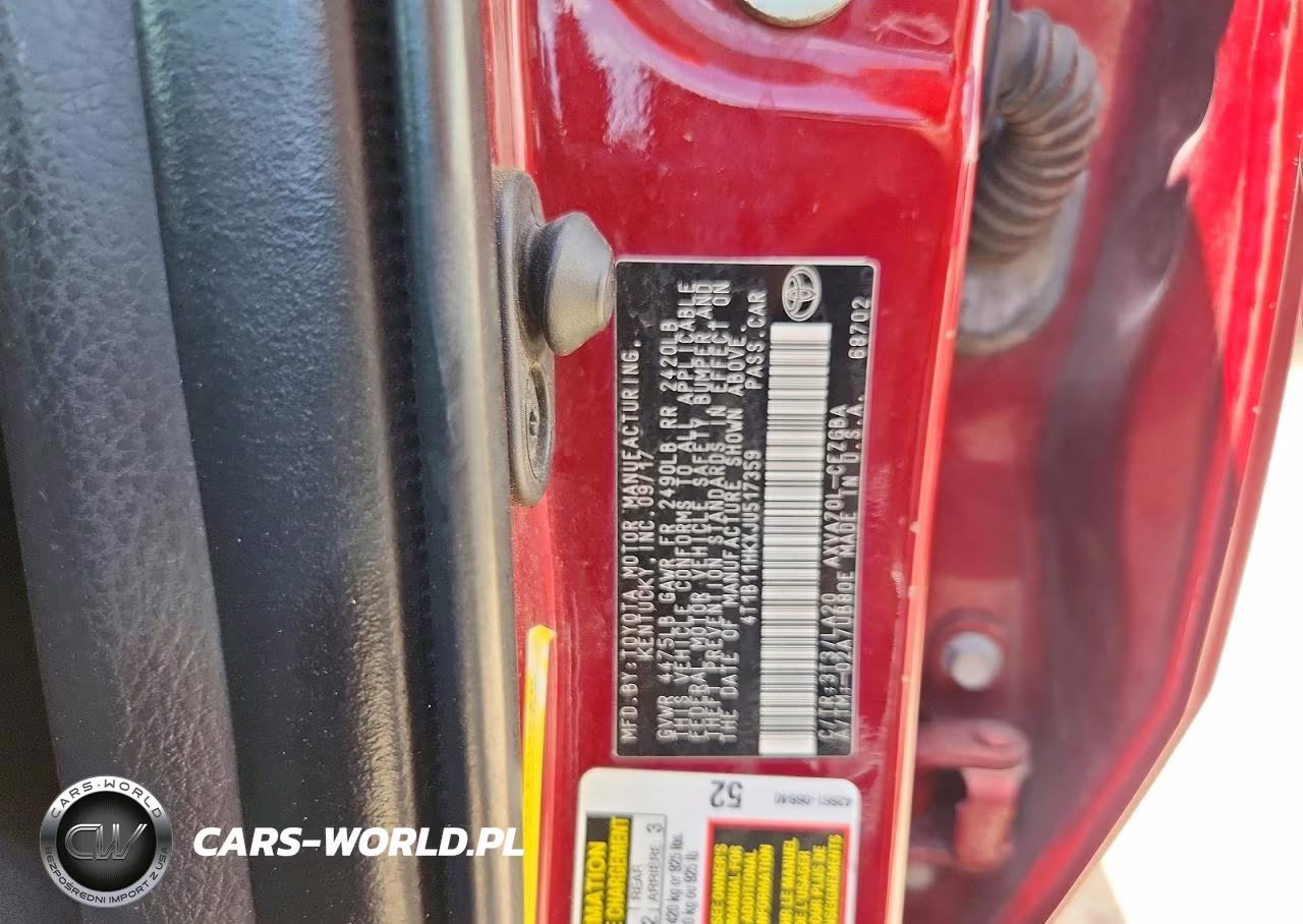 2018 Toyota Camry Xle VIN:4T1B11HKXJU517359 - 12