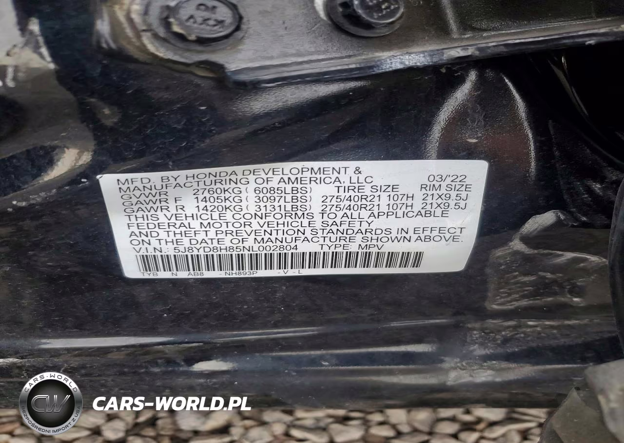 2022 Acura Mdx Type S Advance VIN:5J8YD8H85NL002804 - 13