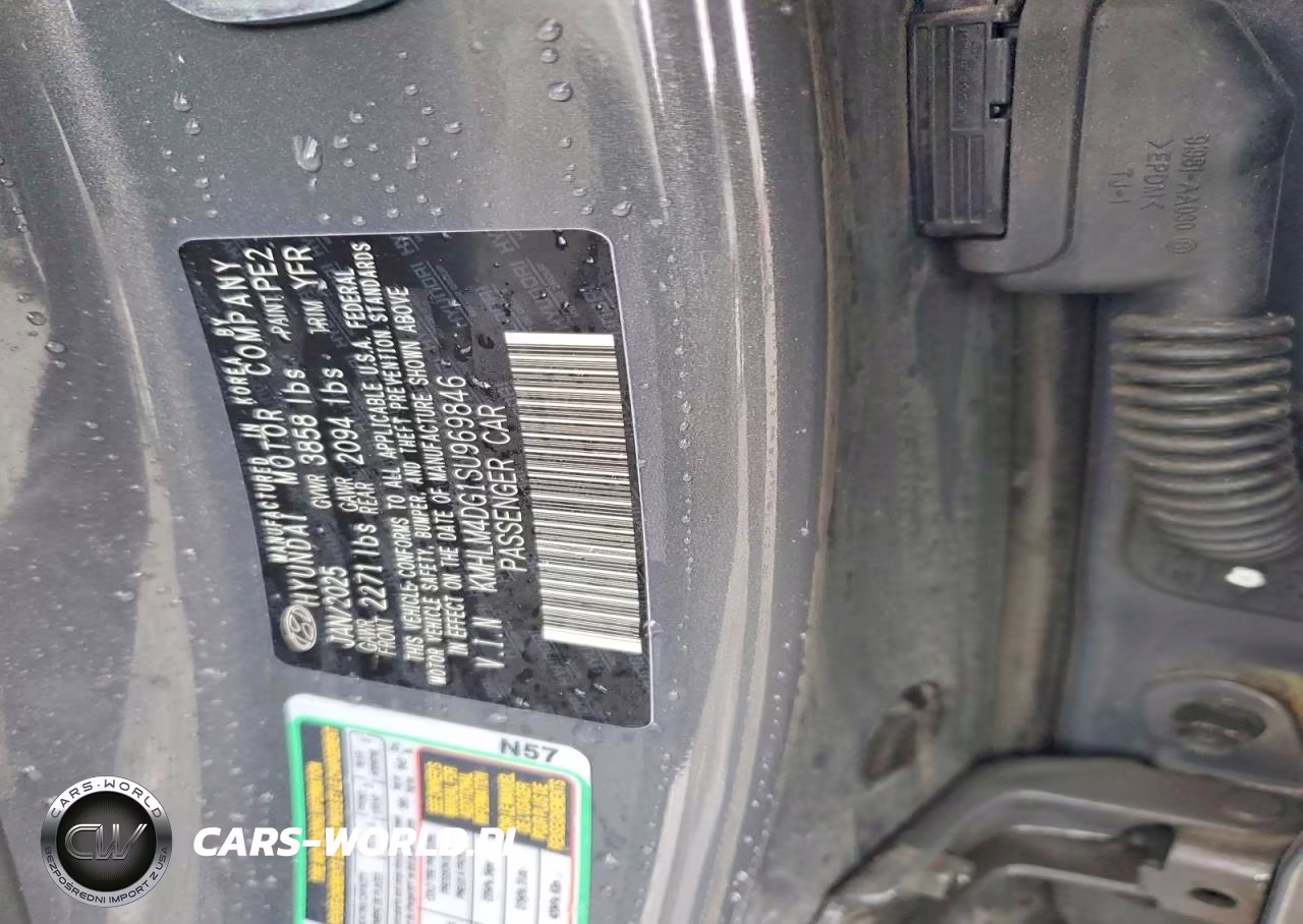 2025 Hyundai Elantra Sel Sport VIN:KMHLM4DG1SU969846 - 12