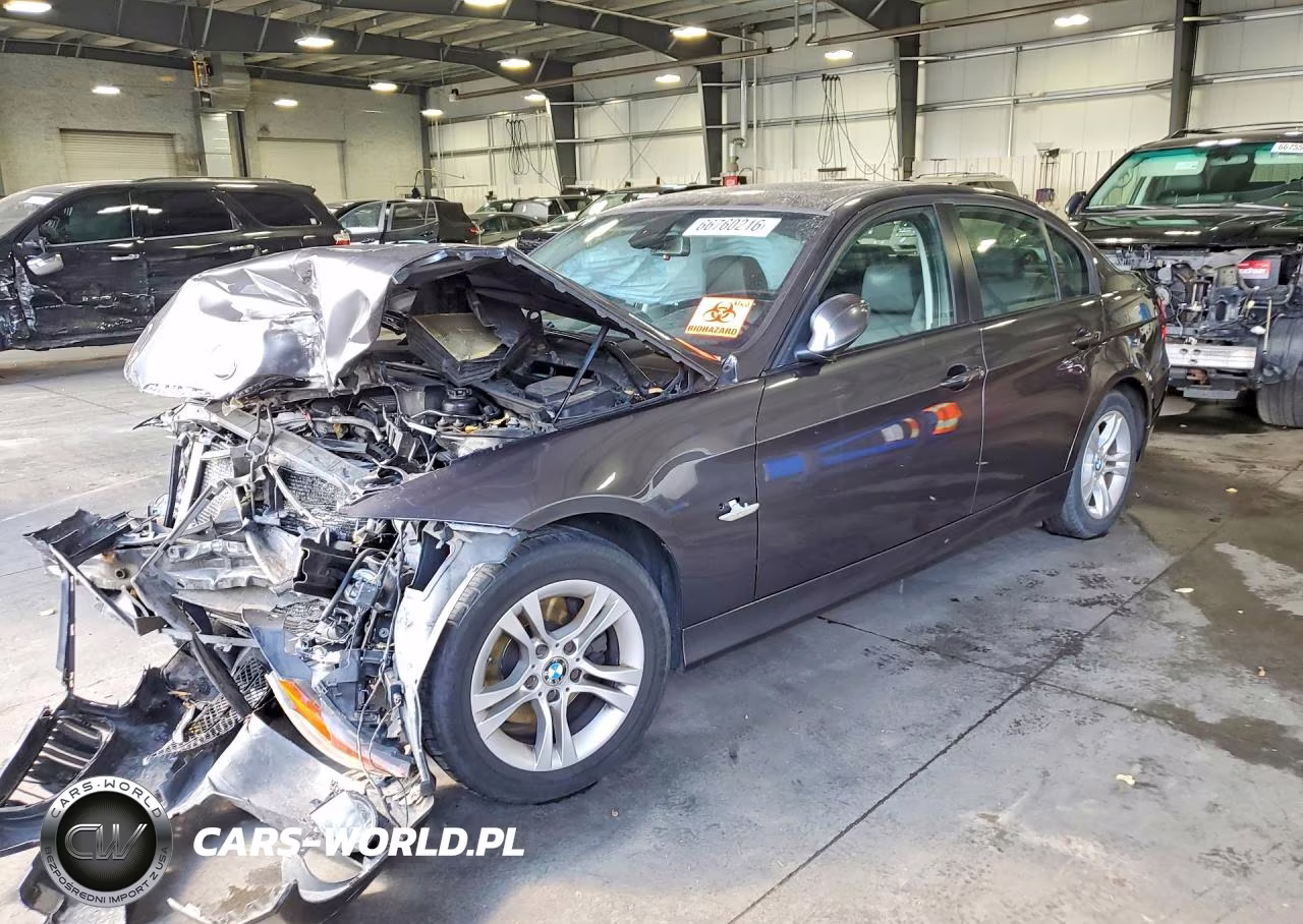 2008 BMW 328 Xi Sulev VIN:WBAVC73528KX90315 - 1
