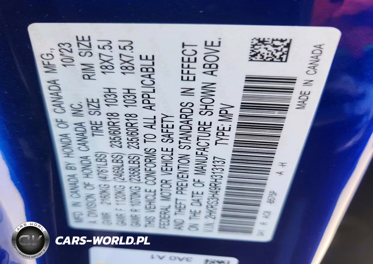 2024 Honda Cr-V Ex VIN:2HKRS3H49RH313137 - 12