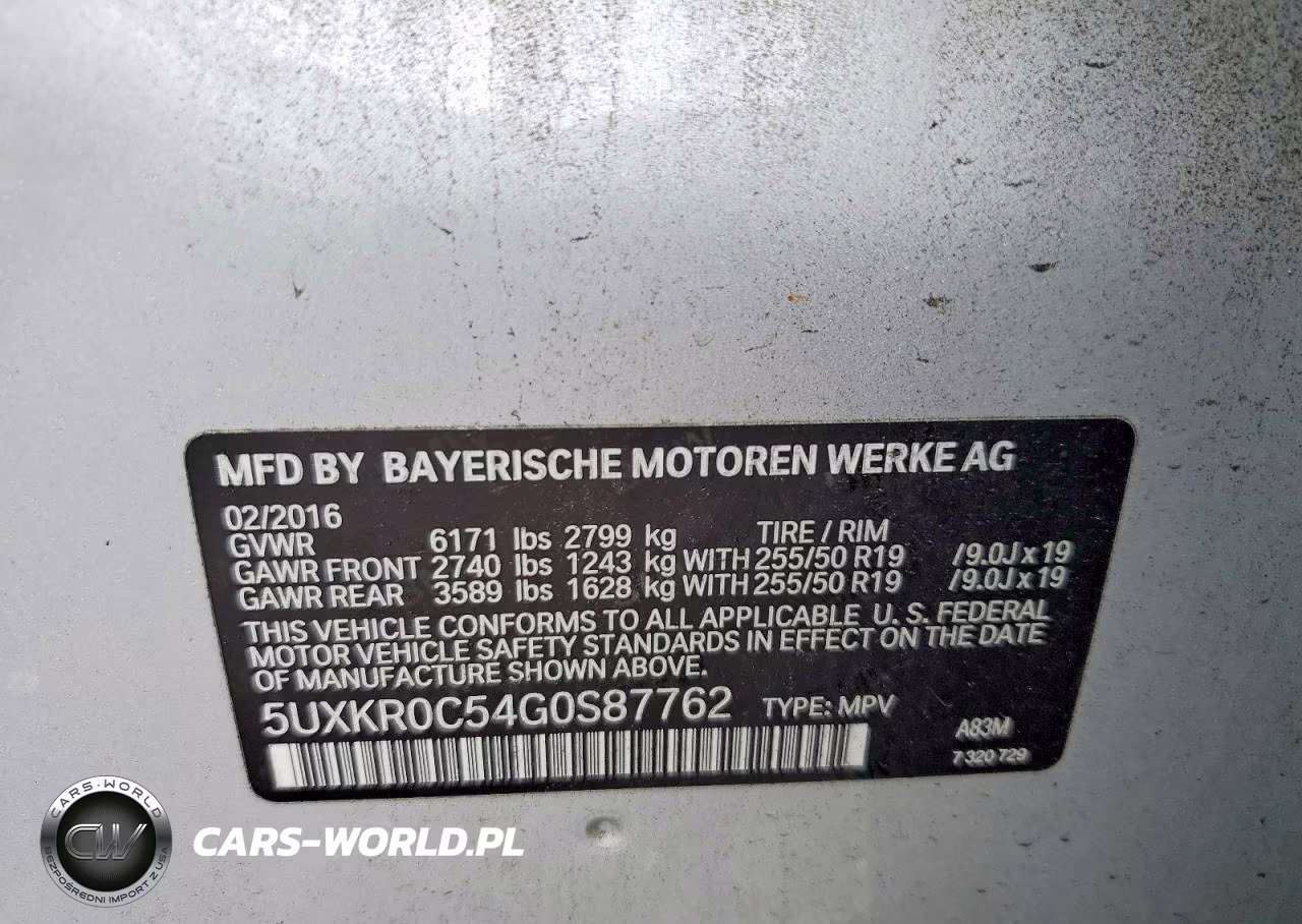 2016 BMW X5 xDrive35I VIN:5UXKR0C54G0S87762 - 13