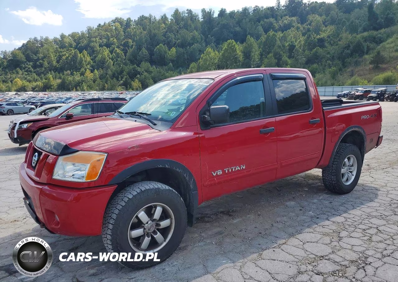 2012 Nissan Titan Sv VIN:1N6AA0EC9CN325318 - 1