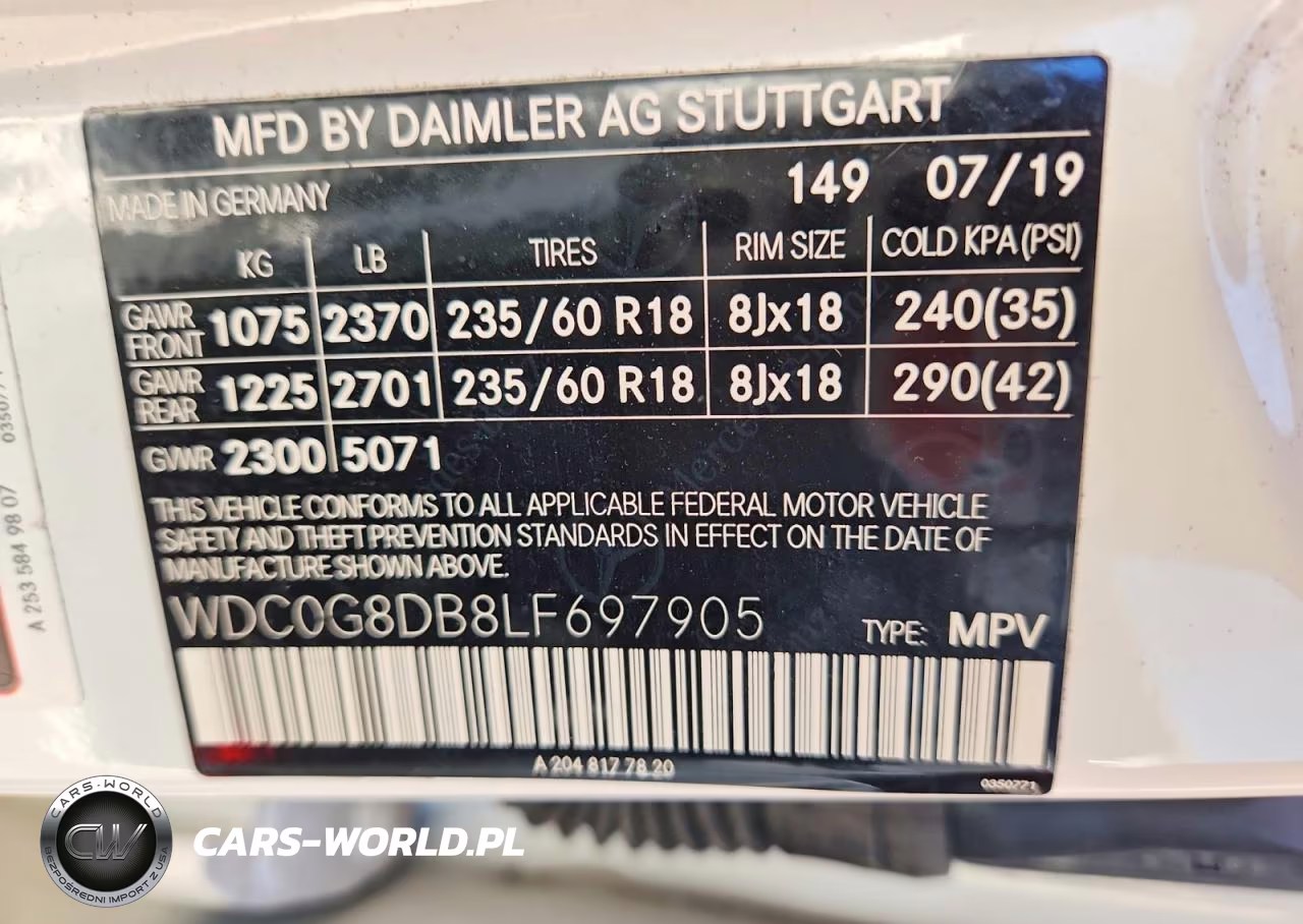2020 Mercedes-Benz Glc 300 VIN:WDC0G8DB8LF697905 - 13