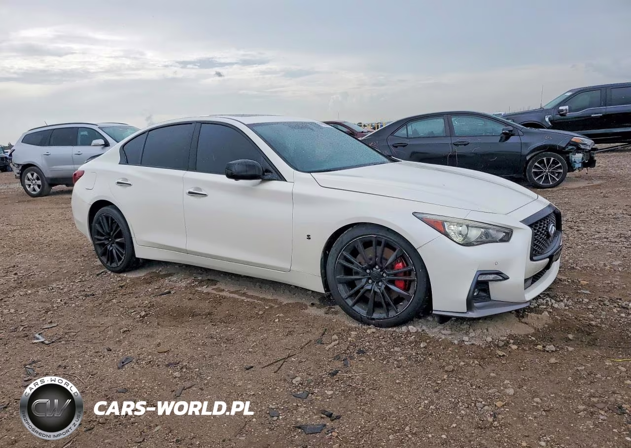 2019 Infiniti Q50 Red Sport 400 VIN:JN1FV7AP8KM780053 - 4