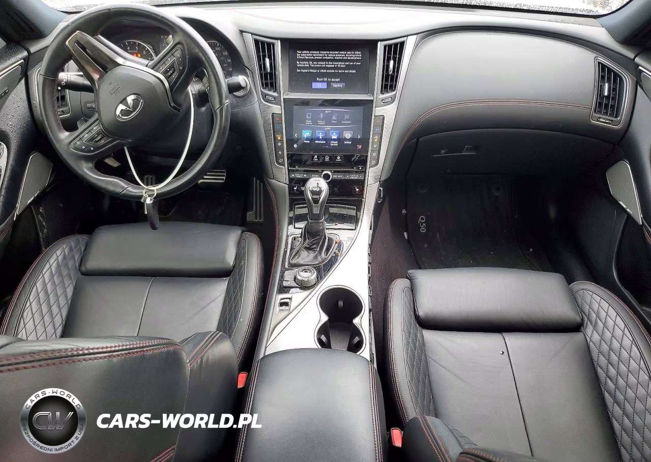 2019 Infiniti Q50 Red Sport 400 VIN:JN1FV7AP8KM780053 - 8