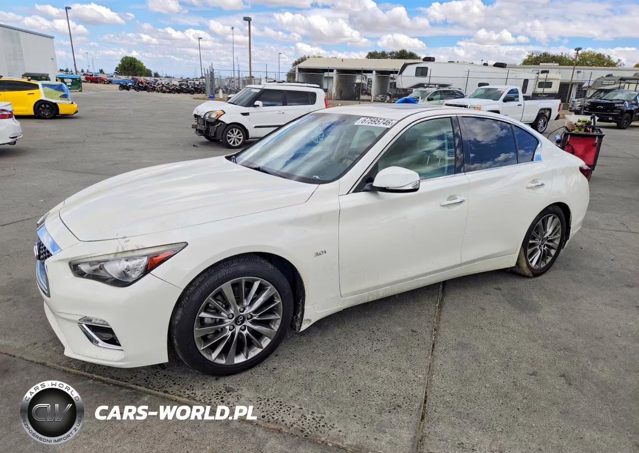 2018 Infiniti Q50 3.0T Luxe VIN:JN1EV7AP8JM350338 - 1