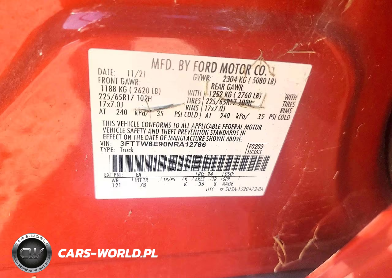 2022 Ford Maverick Xl VIN:3FTTW8E90NRA12786 - 12
