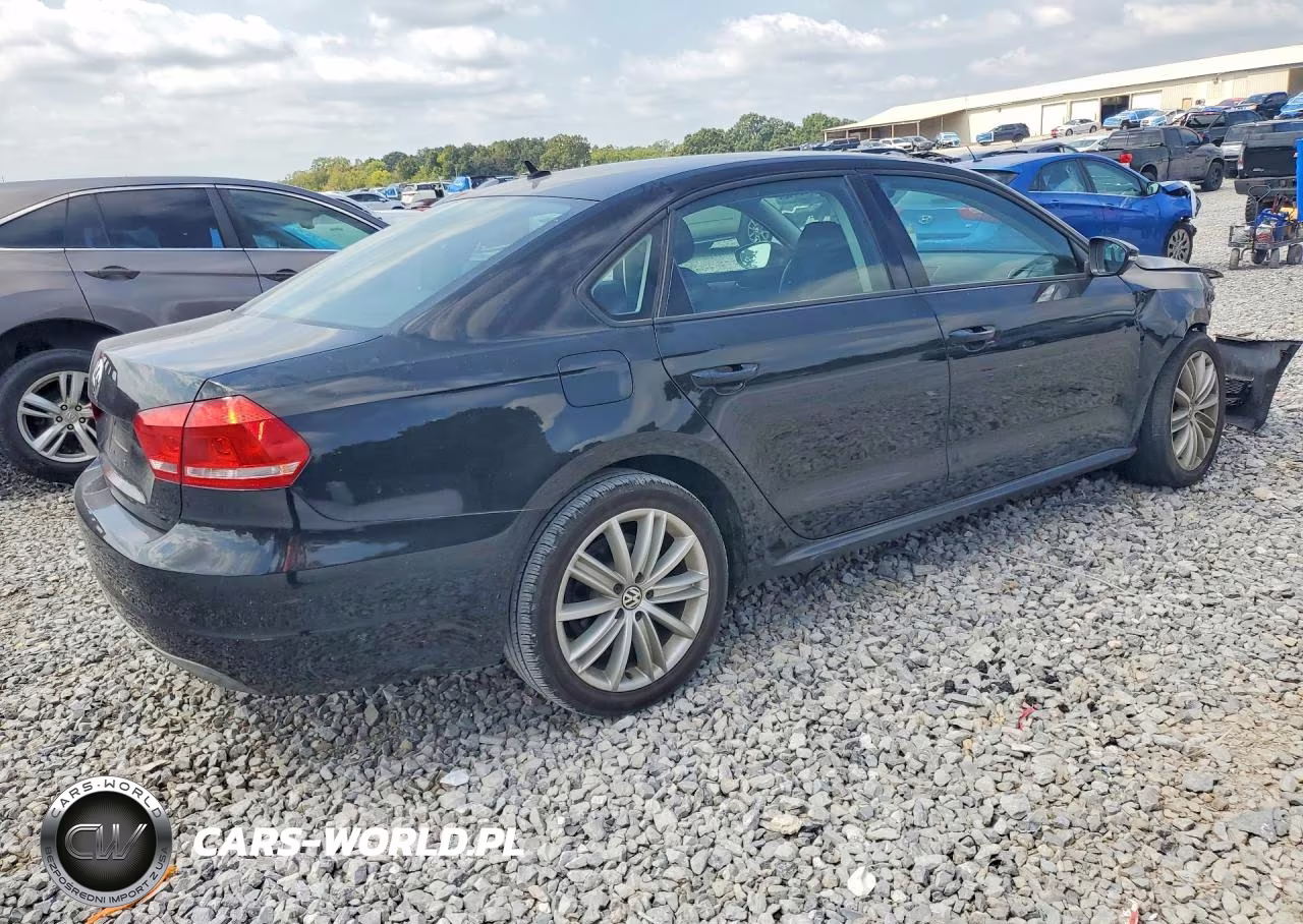 2012 Volkswagen Passat S VIN:1VWAP7A32CC004472 - 3