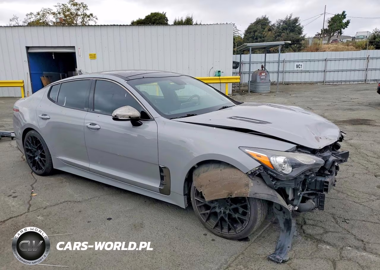 2021 Kia Stinger Gt-Line VIN:KNAE15LA5M6092145 - 4