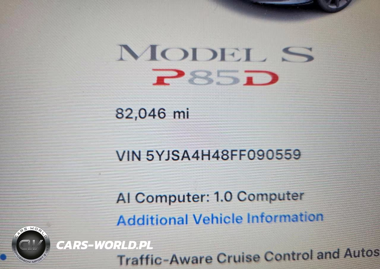 2015 Tesla Model S P85D VIN:5YJSA4H48FF090559 - 9