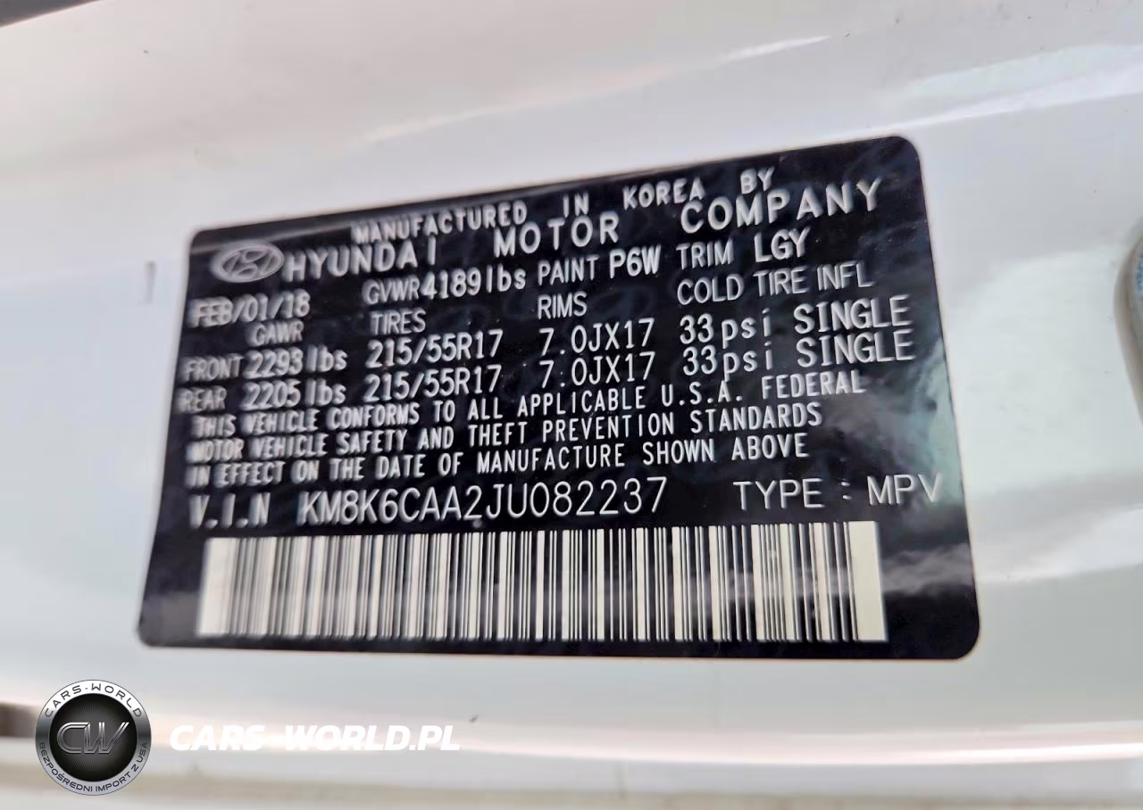 2018 Hyundai Kona Sel VIN:KM8K6CAA2JU082237 - 14