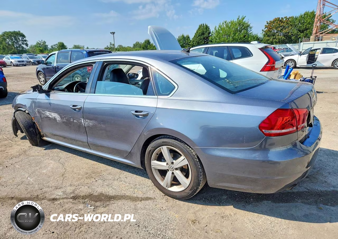 2012 Volkswagen Passat Se VIN:1VWBH7A37CC036397 - 2