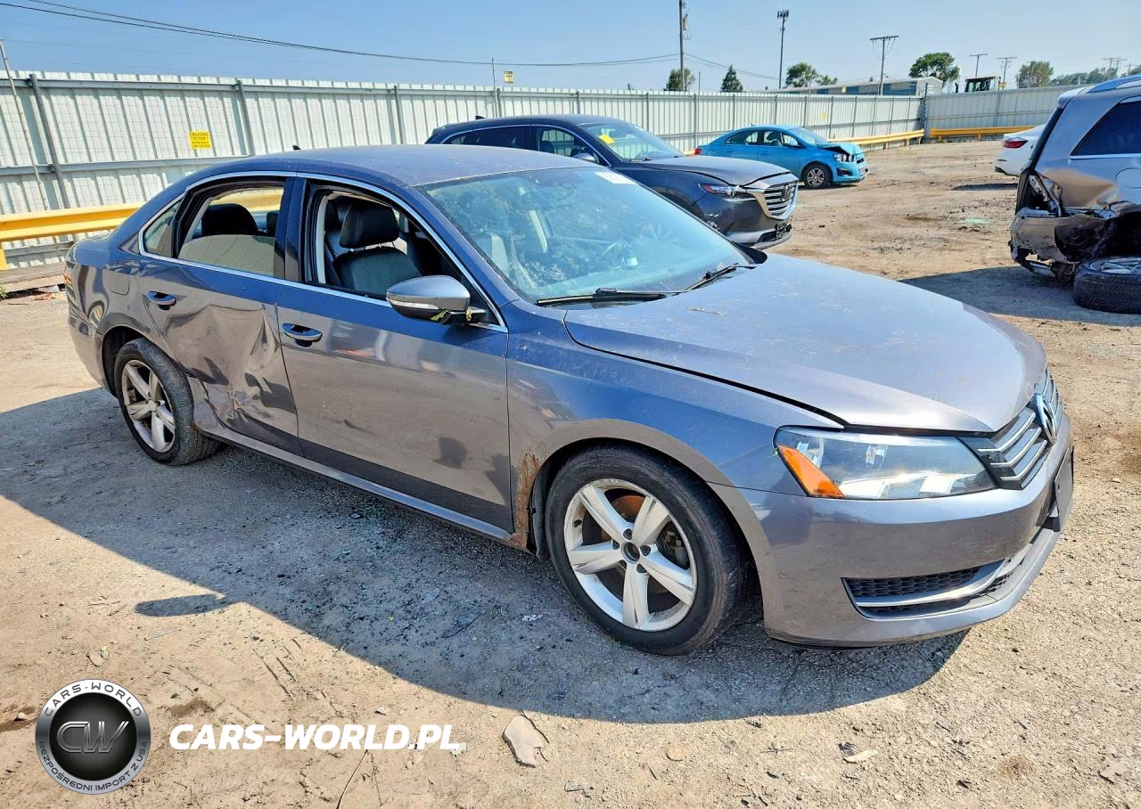 2012 Volkswagen Passat Se VIN:1VWBH7A37CC036397 - 4