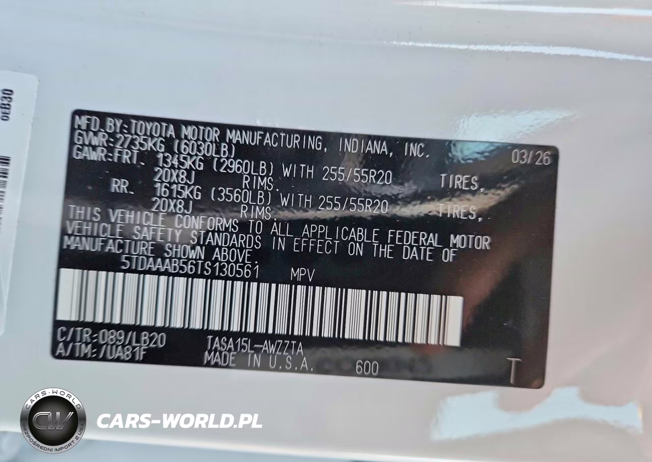 2026 Toyota Grand Highlander Platinum VIN:5TDAAAB56TS130561 - 13
