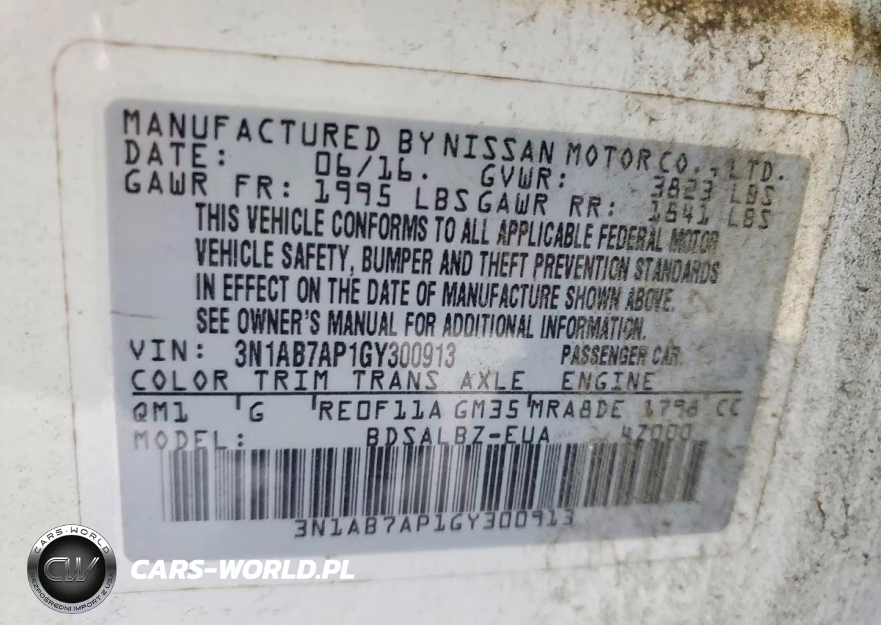 2016 Nissan Sentra S VIN:3N1AB7AP1GY300913 - 12