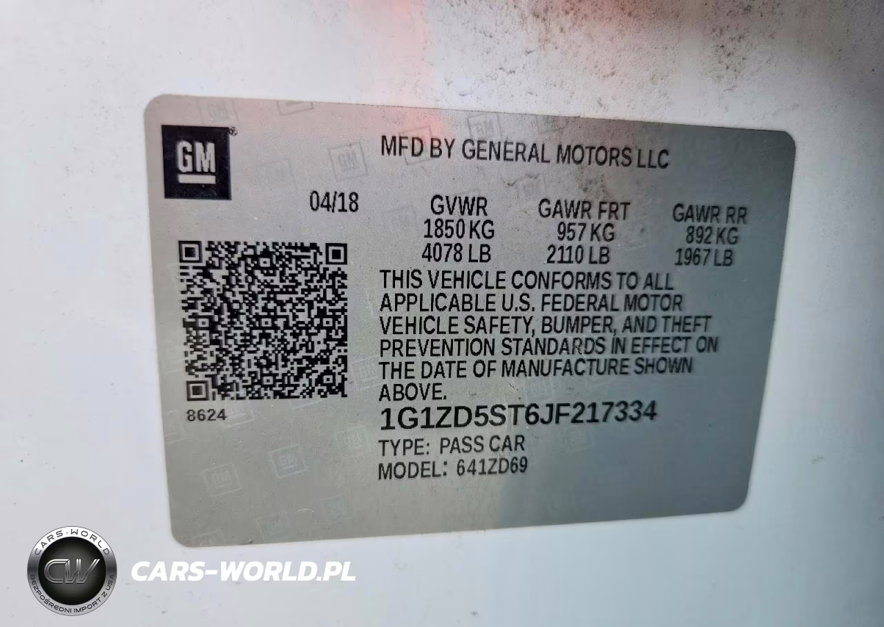 2018 Chevrolet Malibu Lt VIN:1G1ZD5ST6JF217334 - 12