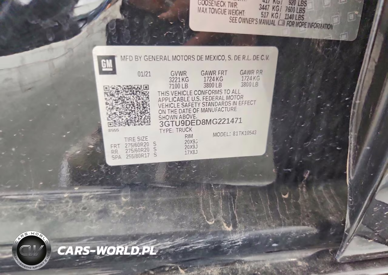 2021 GMC Sierra 1500 4Wd Short Box Slt VIN:3GTU9DED8MG221471 - 12