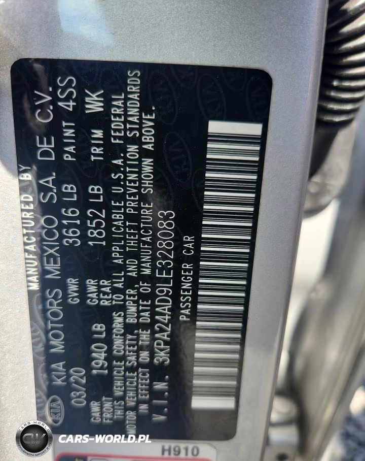 2020 Kia Rio S VIN:3KPA24AD9LE328083 - 12