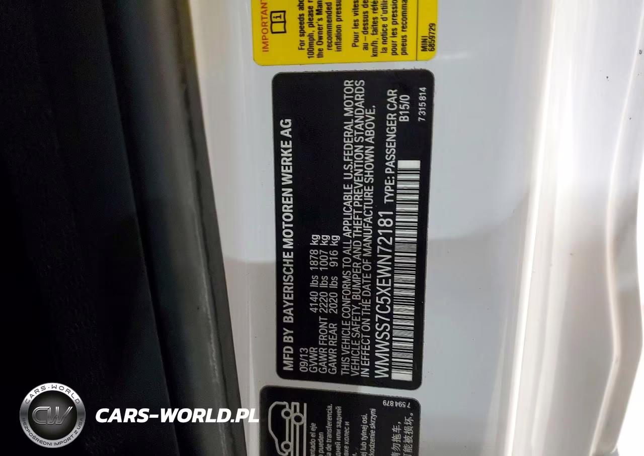 2014 Mini Cooper S Paceman VIN:WMWSS7C5XEWN72181 - 12