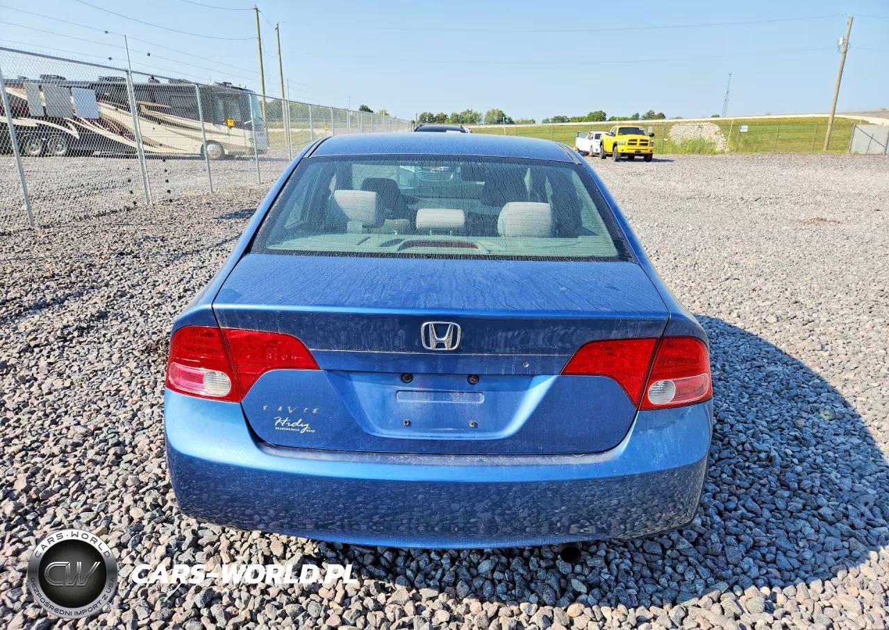 2007 Honda Civic Lx VIN:1HGFA16537L096961 - 6