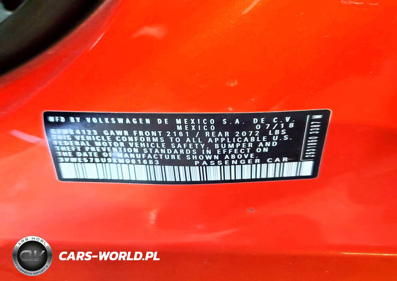 2019 Volkswagen Jetta Sel VIN:3VWE57BU9KM061683 - 12