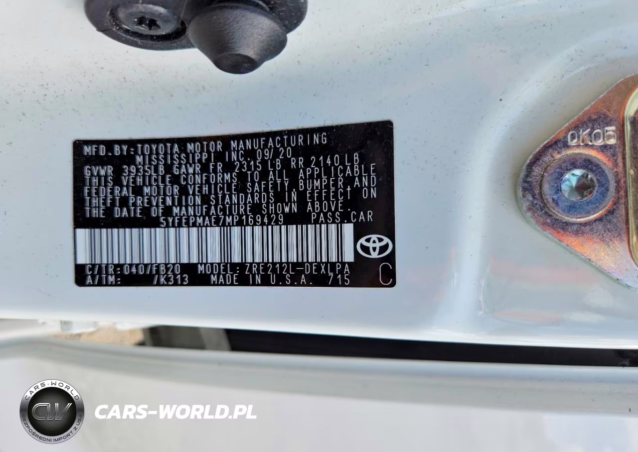 2021 Toyota Corolla Le VIN:5YFEPMAE7MP169429 - 13