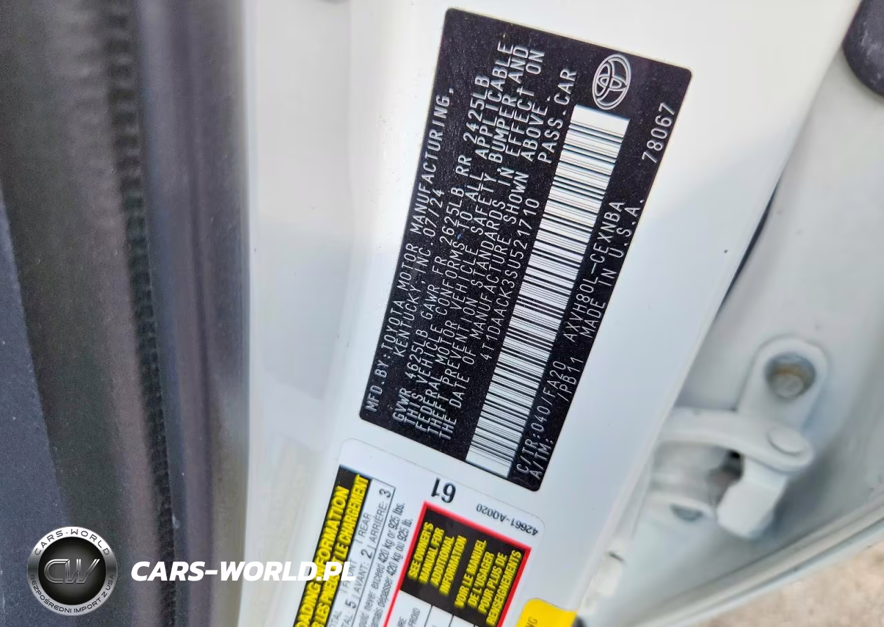 2025 Toyota Camry Le VIN:4T1DAACK3SU521710 - 12