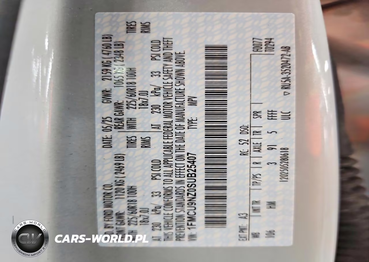 2025 Ford Escape St Line Select VIN:1FMCU9NZ0SUB25407 - 12