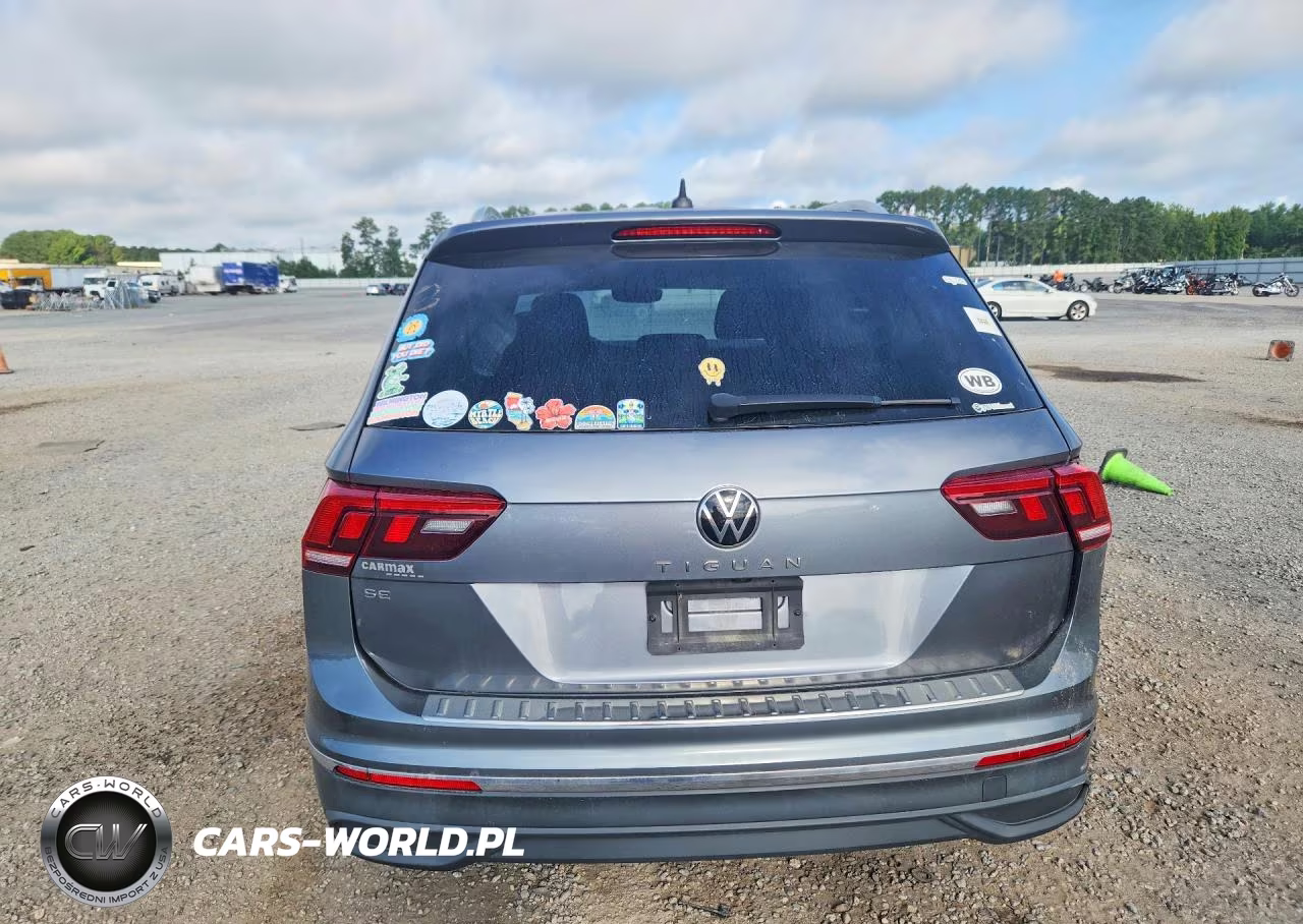 2022 Volkswagen Tiguan Se VIN:3VV3B7AX6NM026541 - 6