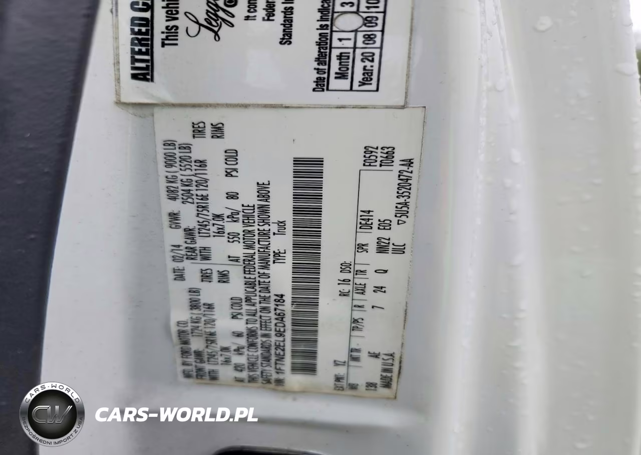 2014 Ford Econoline E250 Van VIN:1FTNE2EL9EDA67184 - 13