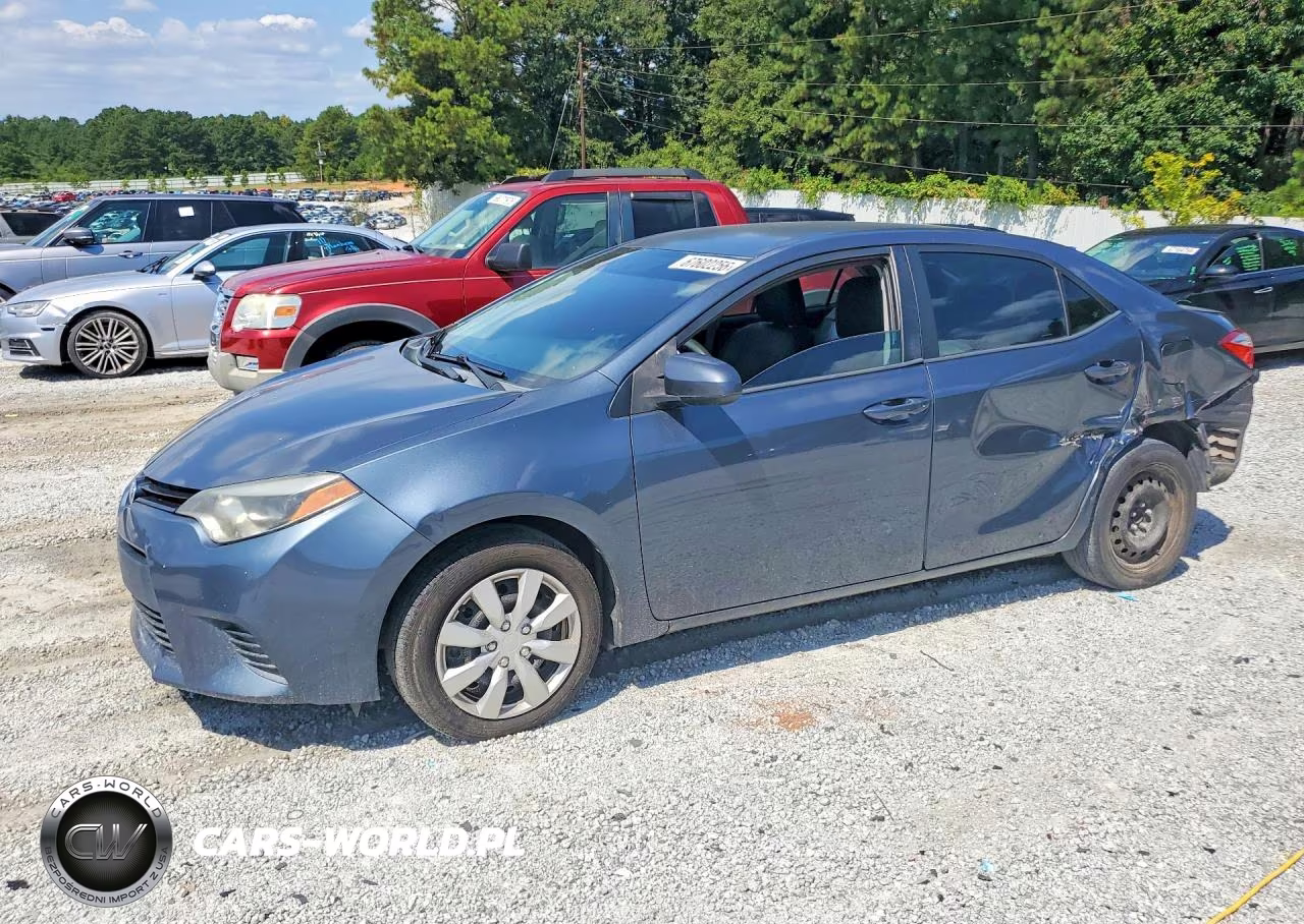 2014 Toyota Corolla Le VIN:2T1BURHE9EC003185 - 1