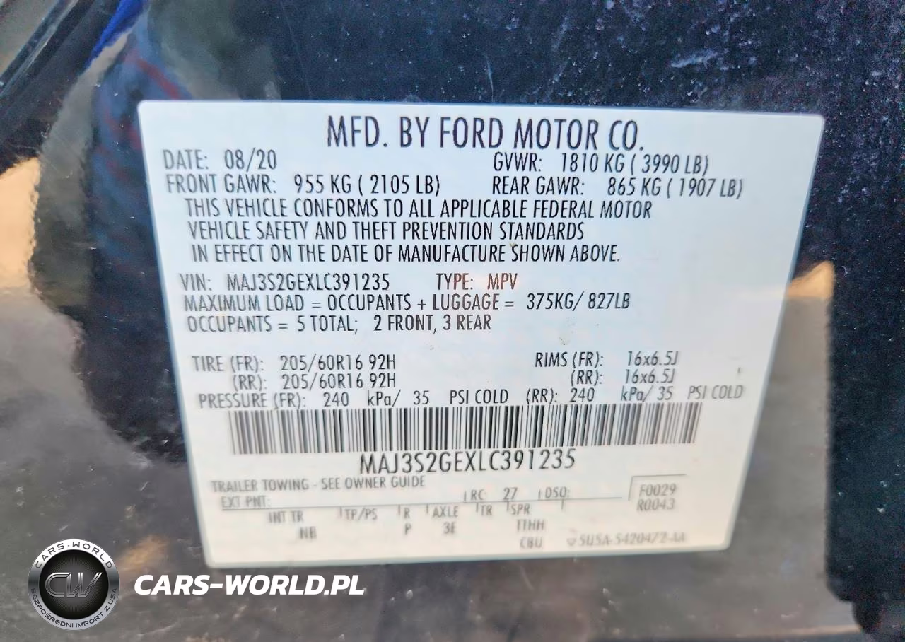 2020 Ford Ecosport Se VIN:MAJ3S2GEXLC391235 - 13