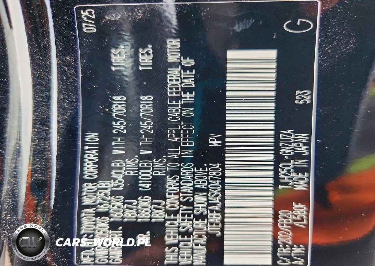 2025 Toyota Land Cruiser 1958 VIN:JTEABFAJ4SK047804 - 12